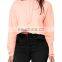 custom plain crop top shirt Hot selling cotton Gym cropped T-shirts