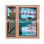 High quality aluminum profile casement window half door half window casement artistic design aluminum casement window