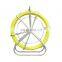 Traceable High Strength 5mm ~ 18mm Snake Push-Pull Rod Fiberglass Reinforced Plastic FRP Duct Rodder