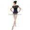New Sexy Lace Sleeve and Back Ballet Leotard and Soft Cotton Lycra Dance Performance Leotard