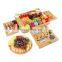 Large Charcuterie Bamboo Cheese Board Serving Tray Platter With Cheese Knives And For Home