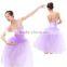 Camisole Leotard with Romantic Ballet Performance Tutus Dress Girls