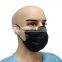 Black non woven hospital medical use face mask