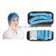 Good quality blue disposable bouffant head mob cap  OEM accepted colorful