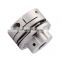 DNB series aluminum alloy high rigidity single disc coupling with single step keyway and eiht screws cooupling