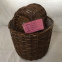 Hot Sale Natural Wicker Round Stackable Basket