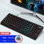 New Mechanical Switch Colorful Led Back Light Ergonomics Gamer Mechanical Gaming Keyboard