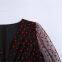 Spring new dress for women, slim fit and casual design, niche and versatile with bubble sleeves