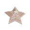 Round wooden five-pointed star rectangular craft ornaments can be customized