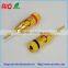 banana plug male speaker connector 2mm,test lead metal clamp