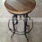 RE-1501 Antique Industrial Recycled Elm Bar Stool                        
                                                Quality Choice
