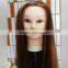 Wholesale mannequie head with training wig natural hair could be curled dyed and cut