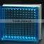 Decoration Green,Pink,Blue Parallel and Lattice bricks glass,glass block