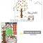Happy Apple Tree - Wall Decals Stickers Appliques Sticker Paper Removable Living Room Bedroom Art Picture DIY Mural Decoration
