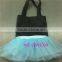 hot sale girls tutu bag black and red lace kids tote bags popular girls gift tutuskirts bags,little toddler ballet dancing bags