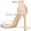 Gold sexy stiletto high heels women shoes summer sandals 2016 ladies new fashionable sandals