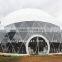 Geodesic dome tent Event dome tent White PVC cover 100 person Dome mode tent for sale