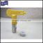 reversible tip for airless paint sprayer