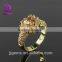 Fashion Gold Gemstone Ring Design for Women