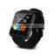 Hot selling touch screen smart watch phone U8 android smart watch factory with good quality