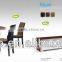 wooden with stainless steel modern dining sets SK1314T
