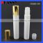 Hot Sale 1/3Oz White Plstic Screw Cap Roll-On Plastic Bottles 10Ml Plastic Cap Roll On Bottles For Perfume