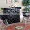 Bar counter with chairs
