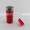 14oz 400ml Double Wall Promotional Coffee Mug with Paper Insert screw lids