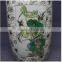 Qing Dynasty lotus flower landscape china ceramic antique vase with picture