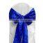 Taffeta pintuck chair sash for wedding