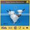 Ceramic Chocolate Fondue Set, White Fondue Set With Metal Stand
