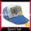 Customize snapback sport soft textile flat cap wholesale