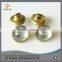 Metal round fashion brass button