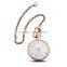 Rose Gold Plated Chain Japan Movt Quartz Pocket Watch