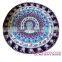 Hot Sale Phuket Island Elephant Print Round Beach Blanket Bohemian Tapestry