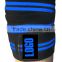 Black with Blue stripes Knee Wraps Ci-2506-17, Weight Lifting Lifter Knee Wraps,