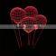 Wholesale Spiral Shape Indoor 3d Optical Illusions Christmas New Year Table Decorative Led Night Light