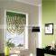 Custom linen and cotton pleated shade roman blind/curtains