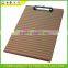 folding clip board with pocket