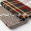 lint material lint phone case lint leather case for iphone 6/6plus