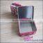 2015 High quality cute candy tin can with plastic handle and locks