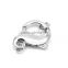 925 Sterling Silver Number 8 Shape Lobster Clasp Connector Jewelry Findings For Pearl Necklace And Bracelet SC-CZ052