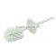 hotel white plastic toilet brush with holder