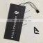 Silk screen printed transparent PVC warning tags for Swimwear & Beachwear