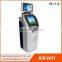 dual touch screen payment kiosk with new design/new touch screen monitor advertising kiosk with payment/all in one payment kiosk