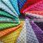 50Mts MOQ 27 Colors Polyester USA Fashion Super Soft Baby Bubble Minky Fabric                        
                                                Quality Choice