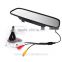 rear view mirror 4.3 inch TFT LCD display parking sensor with camera