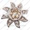CJ2342 New fancy metal button, alloy metal press stud buttons, leather button jewelry