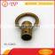 Brass color zinc alloy cord end stopper bag hardware fitting