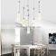 High Quality Light Guide Plate Pendant Lamp 7 Lights Modern Acrylic Pendant Lights